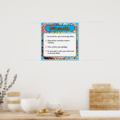 Zeichen-Plakate, Staatsbürgerschaft - 5 von 6 Poster (Küche)