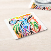 Zeichen Rechteckiger Pappuntersetzer (angewinkelt)