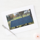 Zeichen respektieren rechteckiger aufkleber (Umschlag)