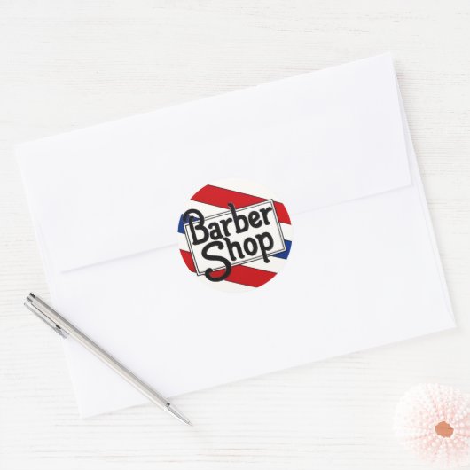 Zeichen Runder Aufkleber (Umschlag)