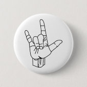 Zeichen-SprachKontur Button (Vorderseite)