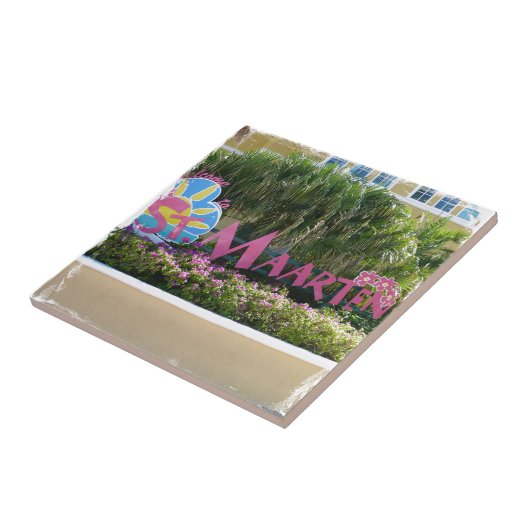 Zeichen St. Maarten Fliese (Seite)