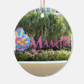 Zeichen St. Maarten Keramikornament (Links)