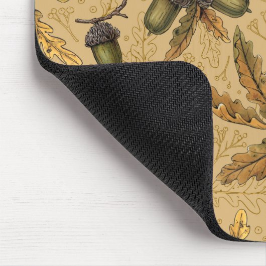 Zeichen und Eicheln auf Honig Mousepad (Ecke)