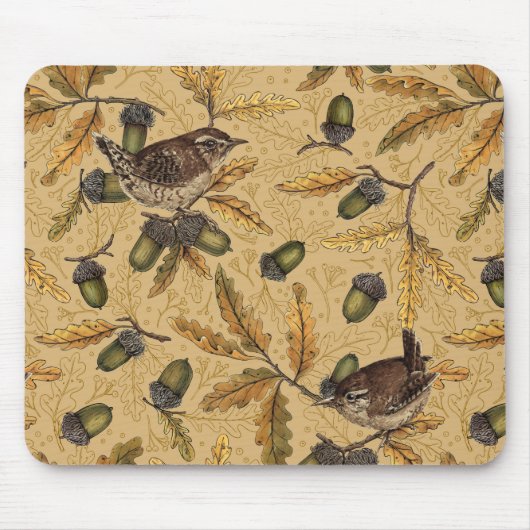 Zeichen und Eicheln auf Honig Mousepad (Vorne)