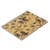 Zeichen und Eicheln auf Honig Notizblock (Linke Seite)