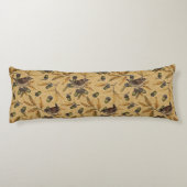 Zeichen und Eicheln auf Honig Seitenschläferkissen (Rückseite)