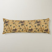 Zeichen und Eicheln auf Honig Seitenschläferkissen (Vorderseite)