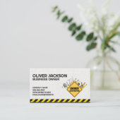 Zeichen- und Hardware-Tools für den Bau Visitenkarte (Stehend Vorderseite)