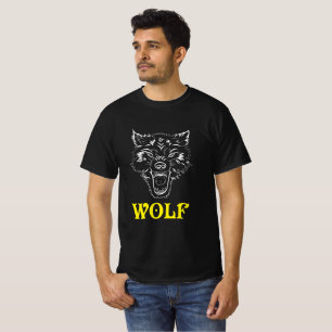 Zeichen und Symbol des Wolf-Logos T-Shirt