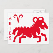 Zeichen- und Symbolpostkarte Postkarte (Vorne/Hinten)