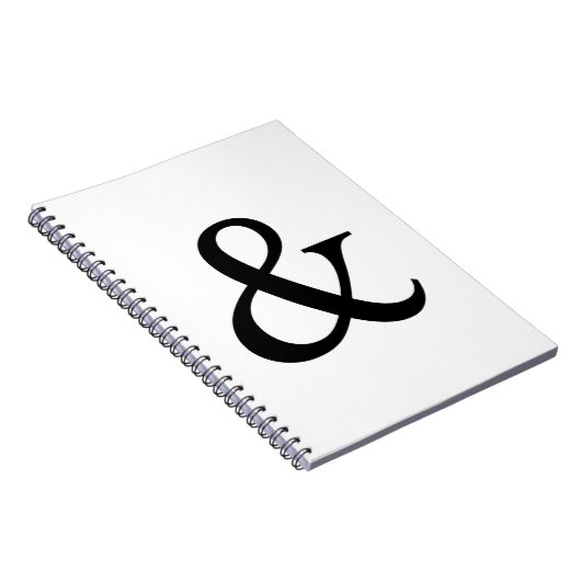 Zeichen und Zeichen von Ampersand Notizblock (Rechte Seite)