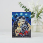 "Zeichen unseres Ausscheidens" Postkarte (Stehend Vorderseite)