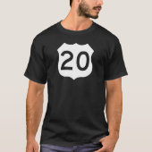 Zeichen US-Weg-20 T-Shirt (Vorderseite)