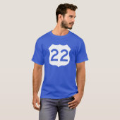 Zeichen US-Weg-22 T-Shirt (Vorne ganz)