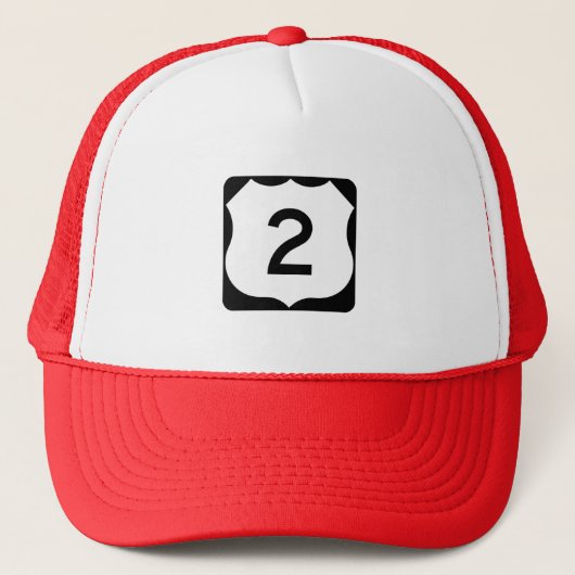 Zeichen US-Weg-2 Truckerkappe (Vorderseite)