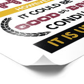 Zeichen, Verhalten, Gewohnheit - Foto drucken (Ecke)