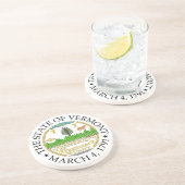 Zeichen Vermont Getränkeuntersetzer (Seite)