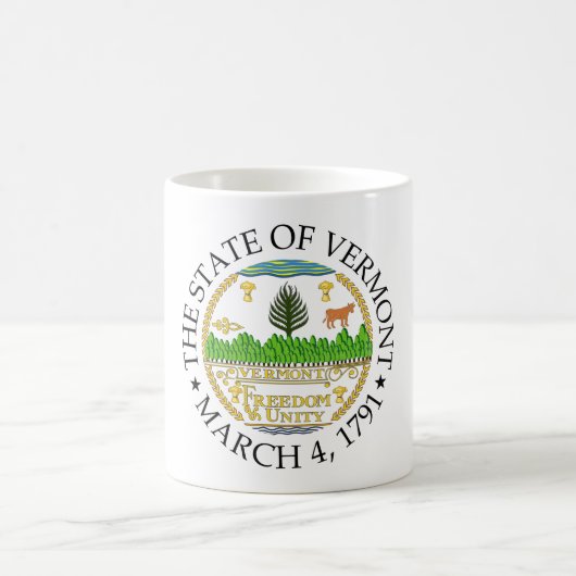 Zeichen Vermont Kaffeetasse (Mittel)