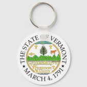 Zeichen Vermont Schlüsselanhänger (Vorderseite)