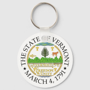 Zeichen Vermont Schlüsselanhänger