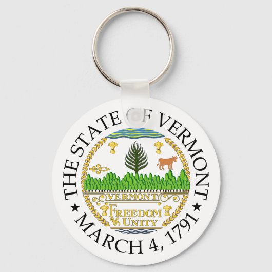 Zeichen Vermont Schlüsselanhänger (Vorderseite)