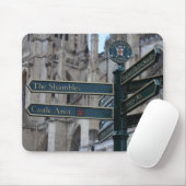 Zeichen vor York-Münster - York, England Mousepad (Mit Mouse)