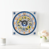 Zeichen-Wanduhr Quadratische Wanduhr (Zuhause)