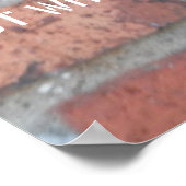 Zeichen wird durch das Aktionsposter gemessen Poster (Ecke)