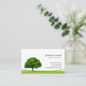 Zeichenbaumsymbol - Beruflicher Treppendienst Visitenkarte (Stehend Vorderseite)