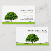 Zeichenbaumsymbol - Beruflicher Treppendienst Visitenkarte (Vorne/Hinten)