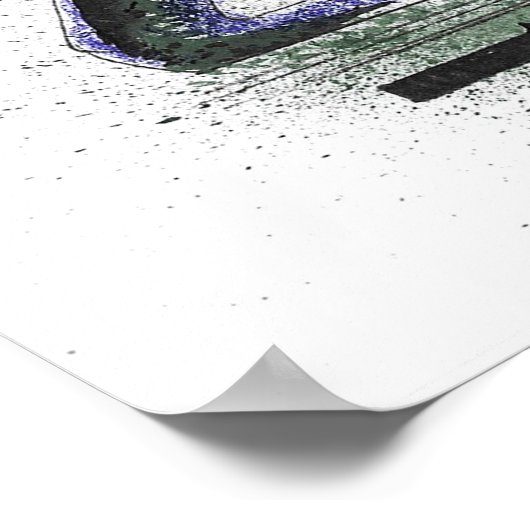 Zeichenbild Poster (Ecke)