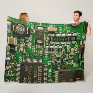 ZEICHENBOARD FLEECEDECKE
