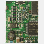 ZEICHENBOARD FLEECEDECKE (Vorderseite)