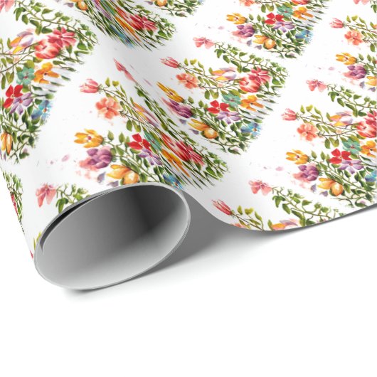 ZEICHENDRUCKE HINTER DEM ZENPAPIER GESCHENKPAPIER (Rolleneckpunkt)