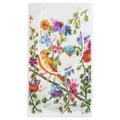 ZEICHENDRUCKEN GELBE BIRD KLEINE GESCHENKTÜTE (Vorderseite)