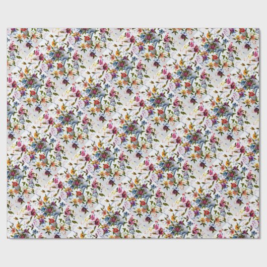 ZEICHENDRUCKEN WASSERN KANN PAPIERFELDER BEARBEITE GESCHENKPAPIER (Flach)