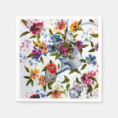 ZEICHENDRUCKEN WASSERN KÖNNEN NAPKINS PAPIEREN SERVIETTE (Vorderseite)