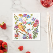 ZEICHENDRUCKER GLEICHZEITIGE BIRD PAPIERNAPKINE SERVIETTE (Beispiel)