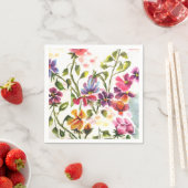 ZEICHENDRUCKER UND PAPIERNAPKINS SERVIETTE (Beispiel)