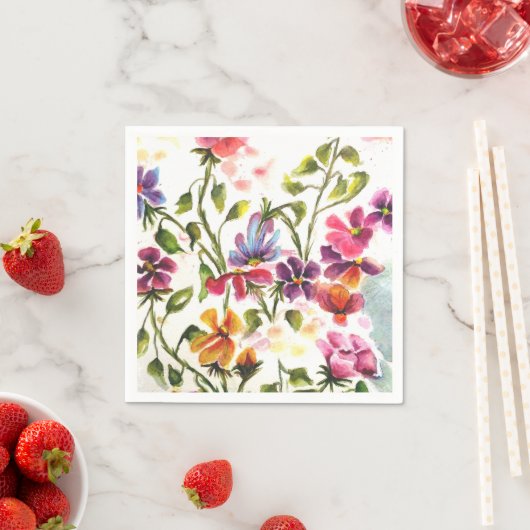 ZEICHENDRUCKER UND PAPIERNAPKINS SERVIETTE (Beispiel)