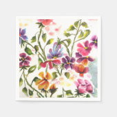 ZEICHENDRUCKER UND PAPIERNAPKINS SERVIETTE (Vorderseite)