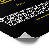 Zeichenerkennungssatz Poster (Ecke)