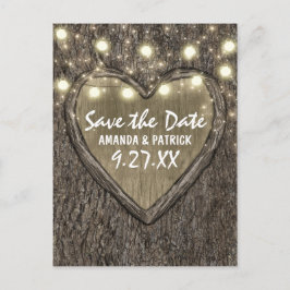 Zeichenfolgen mit gehauchter Eiche speichern die D Ankündigungspostkarte