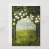 Zeichenfolgen | Moss | Rustikale Vintage Probe Einladung (Rückseite)