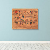 Zeichenfolgen | Wassily Kandinsky | Leinwanddruck (Insitu (Holzboden))