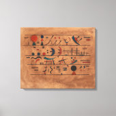 Zeichenfolgen | Wassily Kandinsky | Leinwanddruck (Vorderseite)