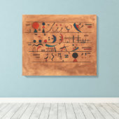 Zeichenfolgen | Wassily Kandinsky | Leinwanddruck (Insitu (Holzboden))