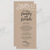 Zeichenfolgenleuchten, Schwarze Platzierung Danke Programm (Vorne/Hinten)