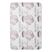 Zeichenkette Backpack Lebensmittelverpackung Gepäc Badematte (Vorderseite Vertikal)